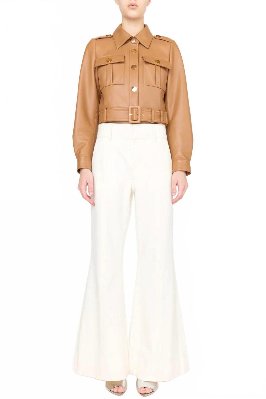 NEW CHRISTY LYNN rowen high rise pant in bone